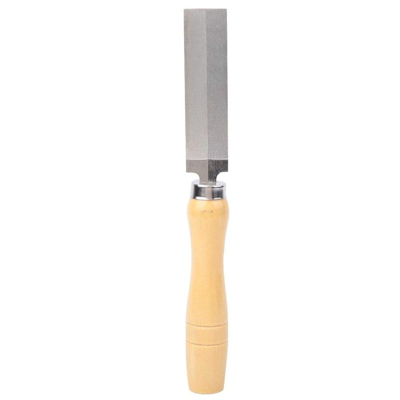 JNAB Diamond Rhombic File, Diamond Coated, Wooden Handle, 3 Inches (75mm), Suitable for Wood, Glass, Ceramic - Image 1